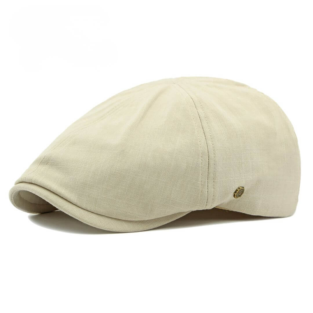 Brushed Cotton Flat Cap | ATLANTA