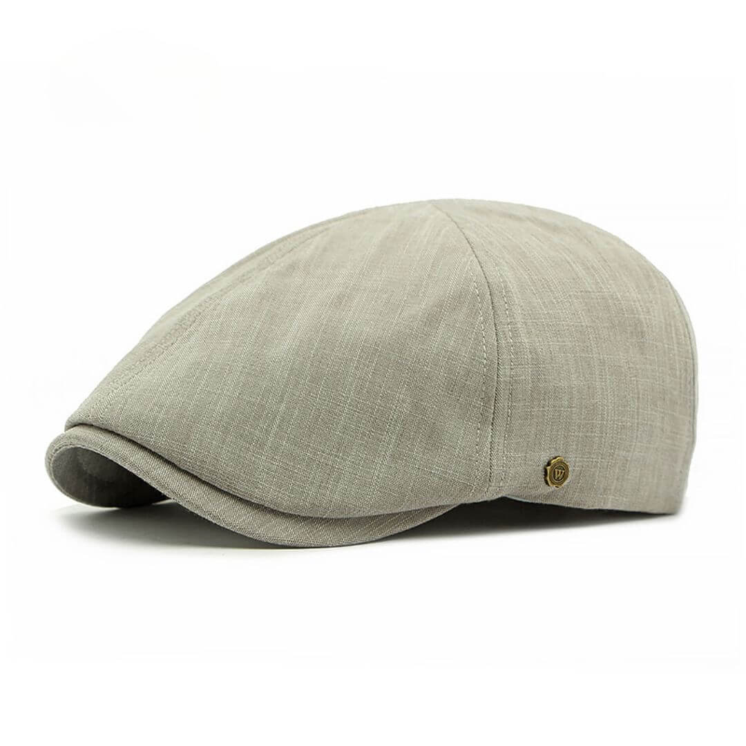 Brushed Cotton Flat Cap | ATLANTA