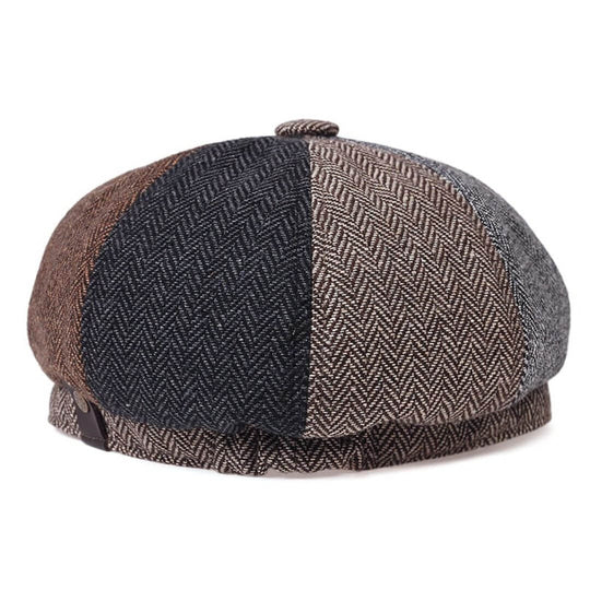 Wool Blend Patchwork Cap | CLEVELAND