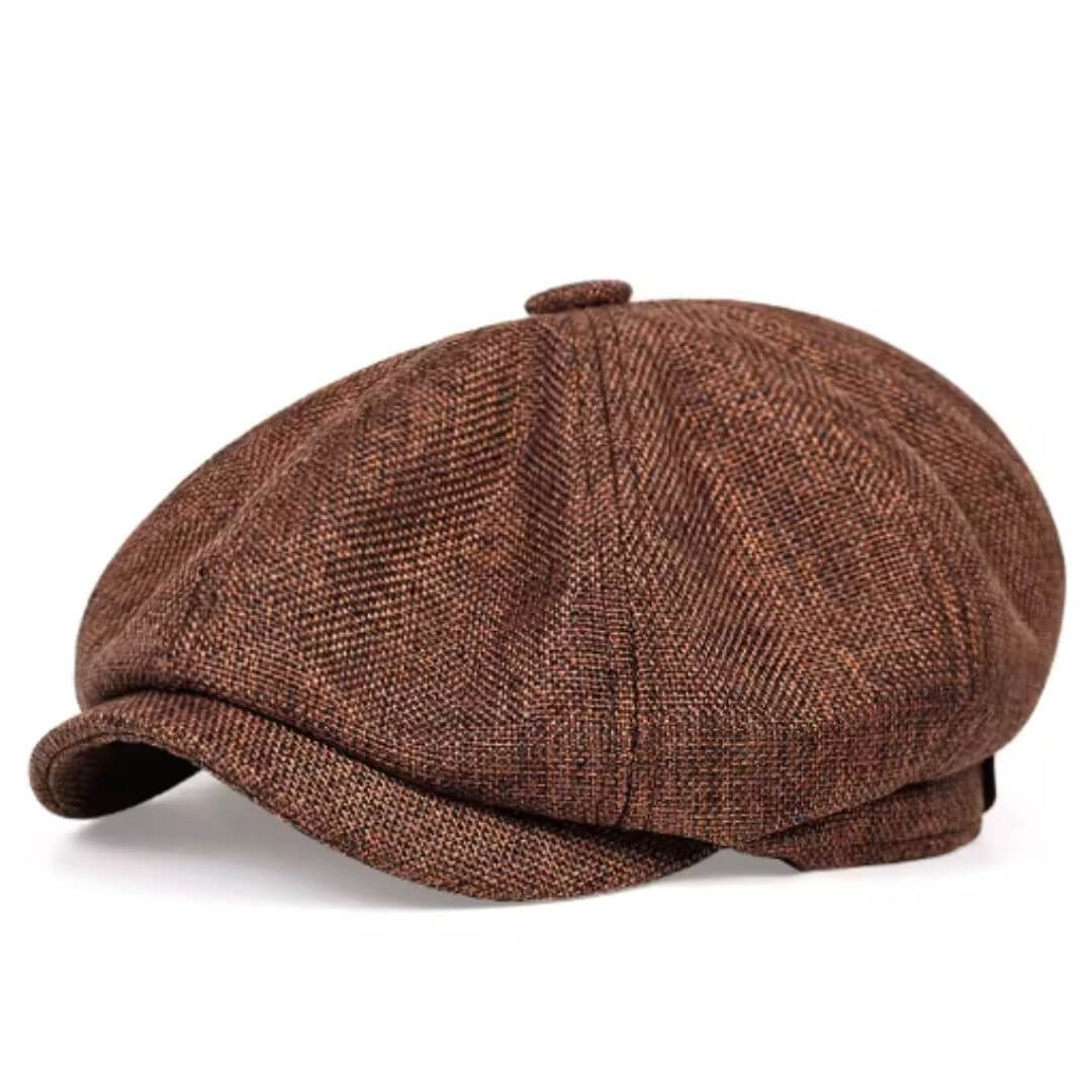Woven Tweed Newsboy Cap | OSLO