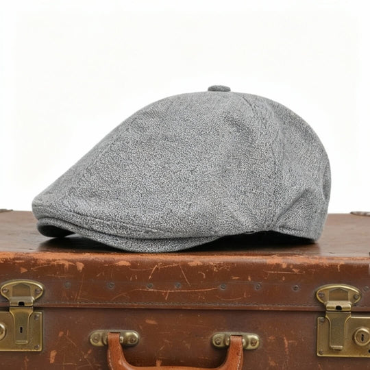 Linen Blend Flat Cap | MUNICH