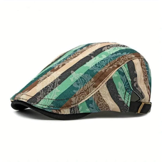 Striped Flat Cap | BELTON
