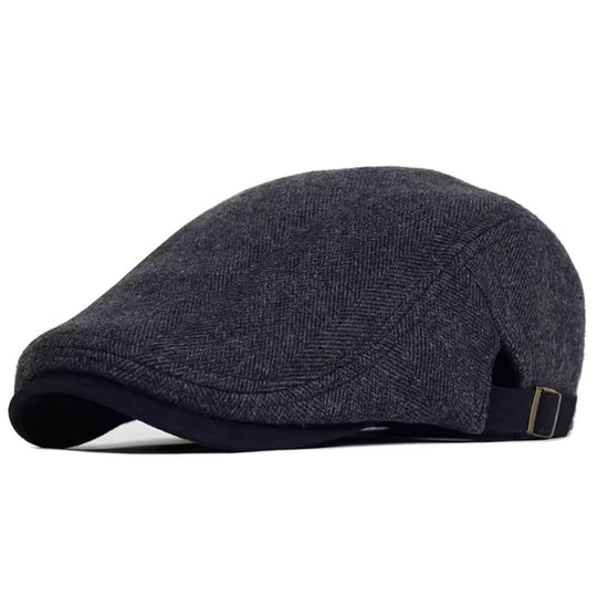 Wool Herringbone Flat Cap | SCOTTSDALE