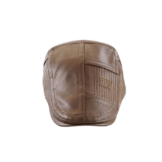 Vegan Leather Flat Cap | TYSON