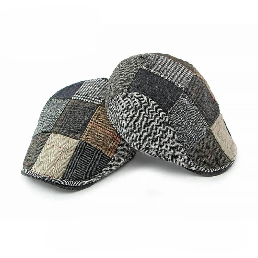 Patchwork Tweed Flat Cap | BRIDGER