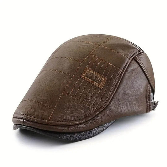 Leather Grid Cap | COPENHAGEN