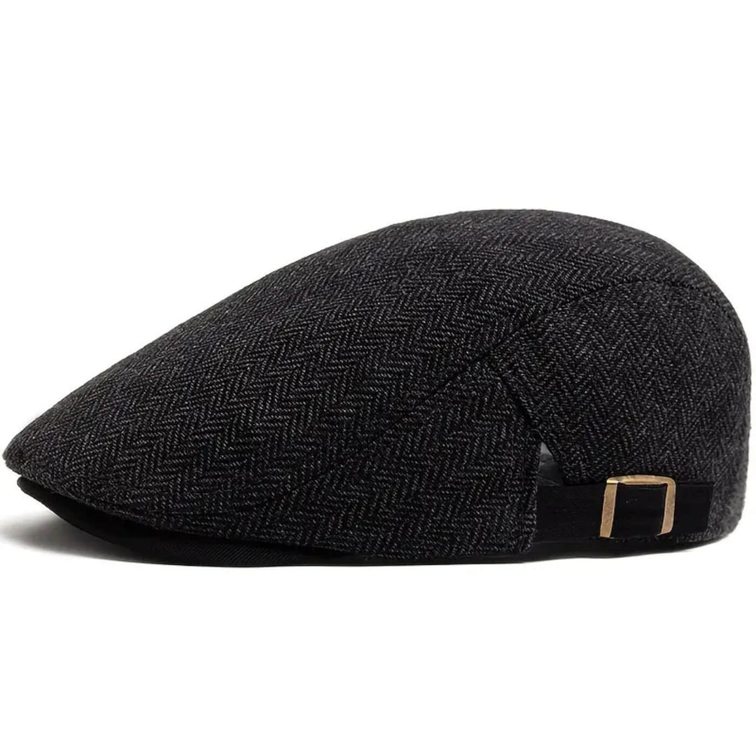 Herringbone Flat Cap | EVANSTON