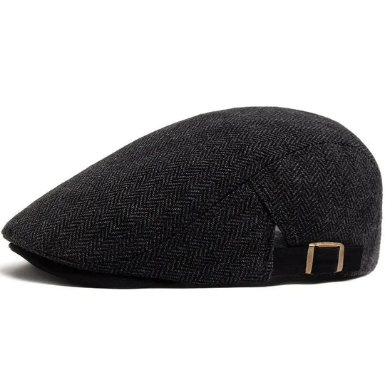 Herringbone Flat Cap | EVANSTON