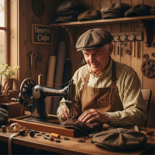 Leather Flat Cap | MONTPELIER