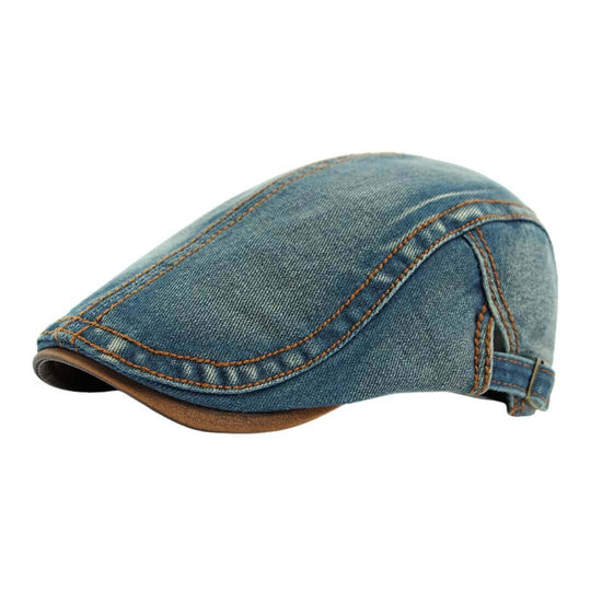 Denim Flat Cap | MONROE