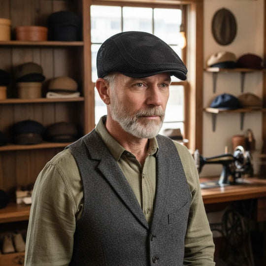 Mesh Flat Cap | ROCHESTER