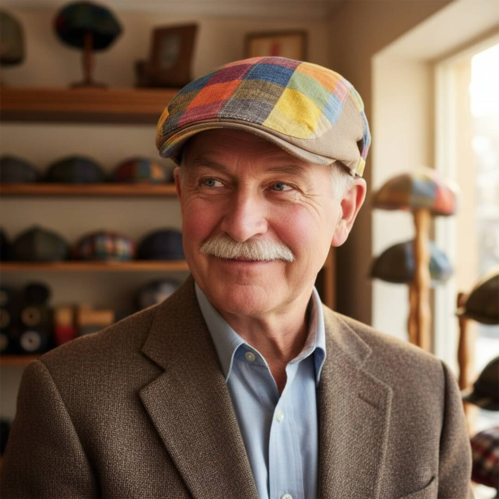 Plaid Driving Cap | MILTON