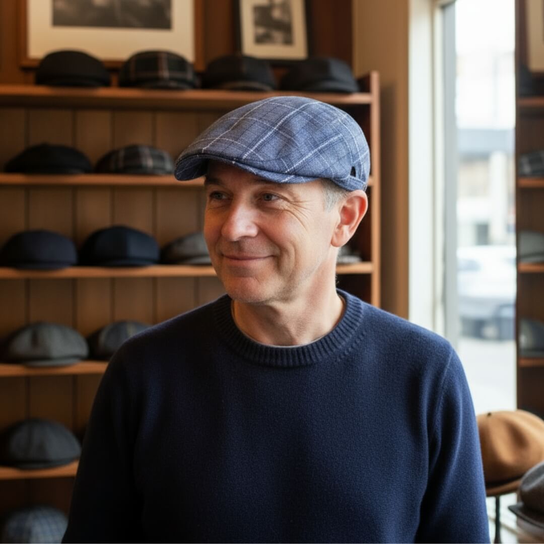 Plaid Fabric Ivy Cap | RICHMOND