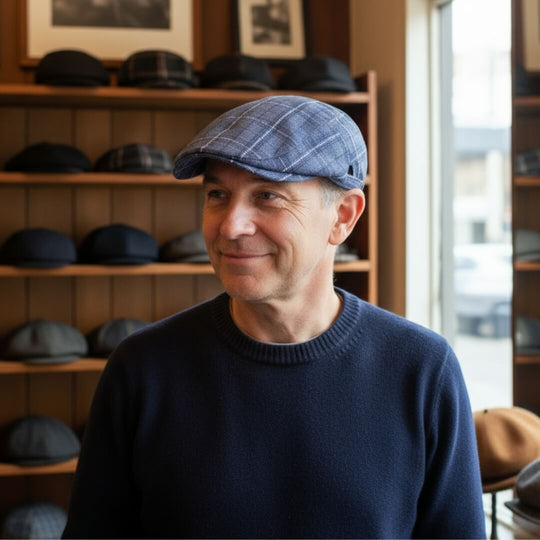Plaid Fabric Ivy Cap | RICHMOND