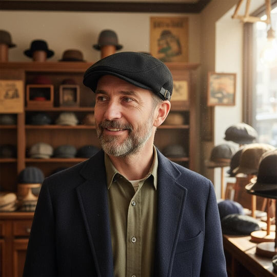 Wool-Blend Flat Cap | NAPLES