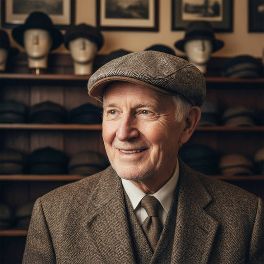 Wool Herringbone Ivy Cap | ROME