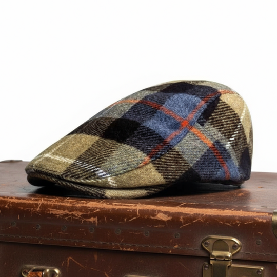 Wool Blend Flat Cap | GLACIER